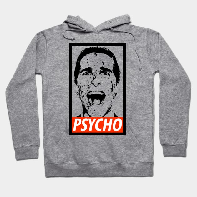 American Psycho Obey Hoodie by scribblejuice